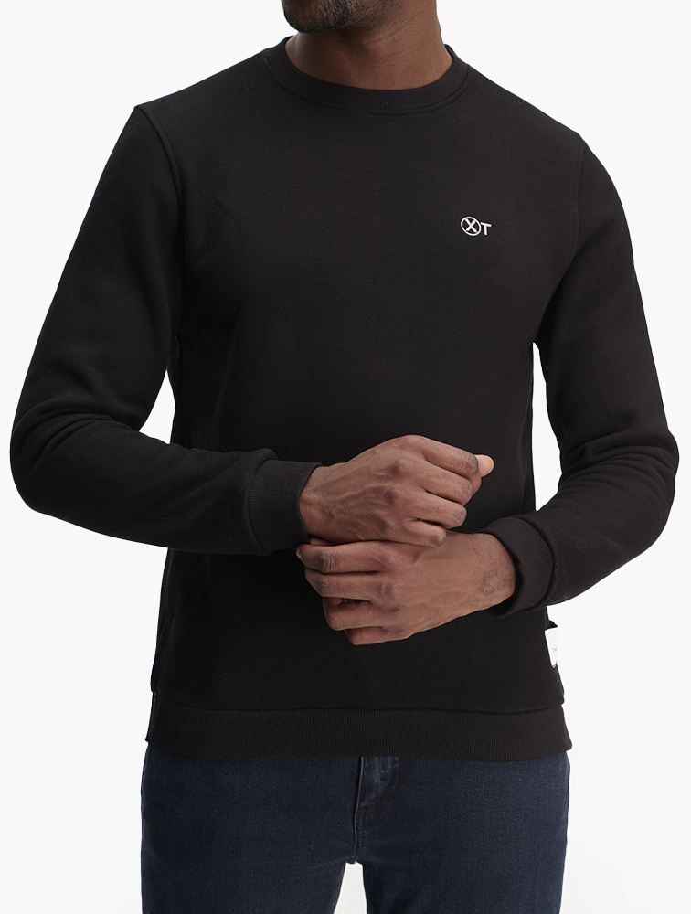 MyRunway | Shop XT Black Crew Neck Active Sweatshirt for Men from
