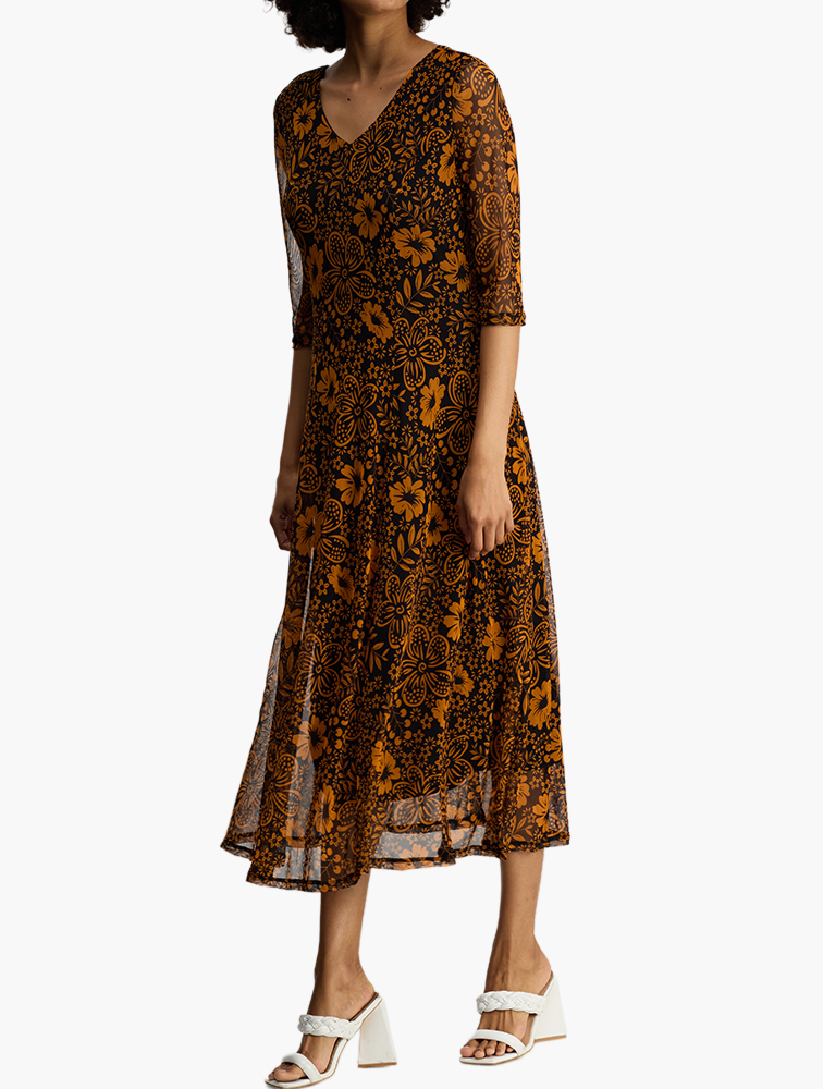 myrunway-shop-miladys-brown-floral-v-neck-midi-dress-for-women-from
