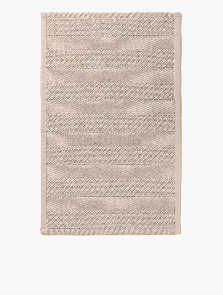 Woolworths Stone Stripe Cotton Bath Mat